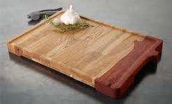 big wooden chop board