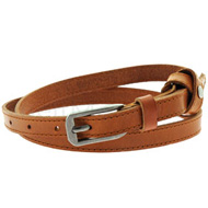 double wrap leather belt