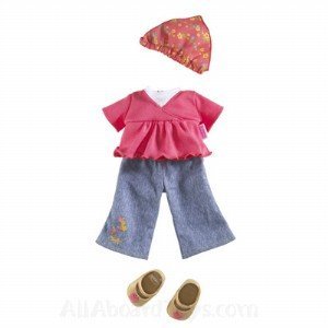 Little Mommy Sweet As Me Cute Baby Denim Outfit