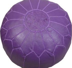 Кожаные пуфики