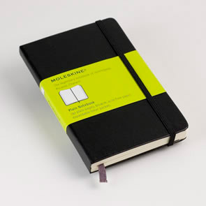 Moleskine Classic (9x14cm) hard cover, нелинованая записная книжка