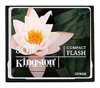 Kingston CF memory card 4&lt; GB.