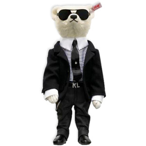 Karl Lagerfeld? High end  teddy bear.