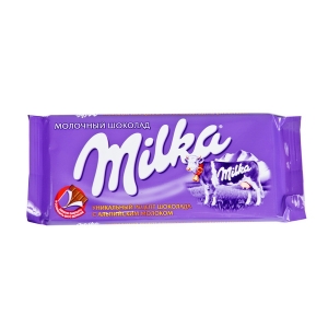 шоколадку Milka без орехов и изюма