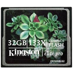 Карта памяти KINGSTON CF 32 Gb 133X ELIT PRO