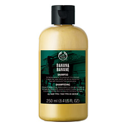 The Body Shop Banana Shampoo + The Body Shop Banana Conditioner