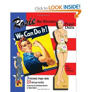 Amazon.com: Rosie the Riveter Paper Dolls (9781935223207): Tom Tierney: Books