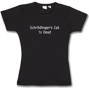 футболка Schr&#246;dinger's Cat