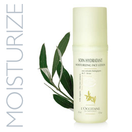 l'occitane olive tree organic moisturizing face lotion