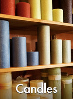 scented candles of any size, shape and color