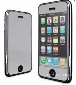 зеркальная пленка на iphone 3 (mirror screen protector)