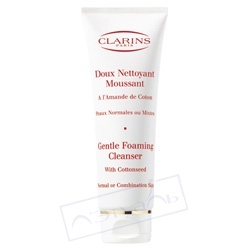 Clarins Gentle Foaming Cleanser with cottonseed