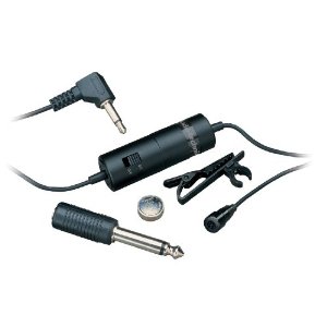 Amazon.com: Audio Technica ATR-3350 Lavalier Omnidirectional Condenser Microphone: Musical Instruments