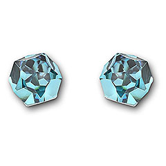 Swarovski, Points of Light Indicolite Pierced Earrings