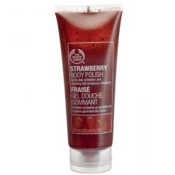 Body Shop пилинг для тела клубника