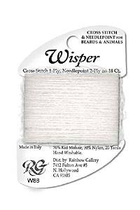 Rainbow Gallery, W88 - White Wisper Yarn