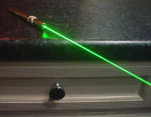 зелёный лазер