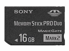 MS Pro Duo Card 16 Gb