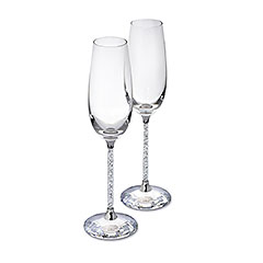 Crystalline Toasting Flutes