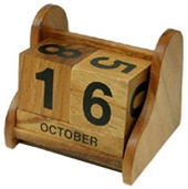 деревянный календарь