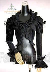 Gothic Lolita Short Corduroy Coat&Bowknot