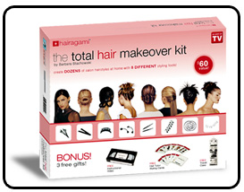 набор заколок  Hairagami - Total Hair Makeover Kit