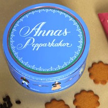 pepparkakor annas ginger thins in tin