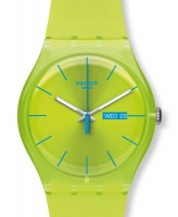 часики SWATCH, lime rebel