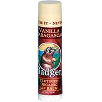 Badger Company, Certified Organic Lip Balm, Vanilla Madagascar