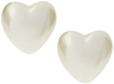 Pearl Heart Stud Earrings