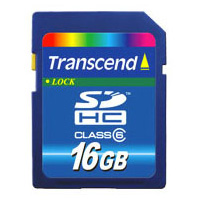 Transcend SDHC Card 16GB Class 6