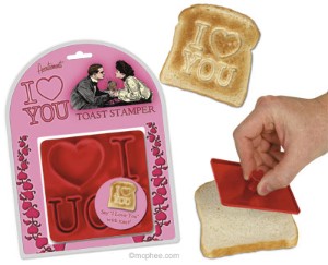 "I Love You" Toast Stamper