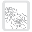 Embossing Folder - Manhattan Flower