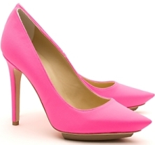 pink shoes