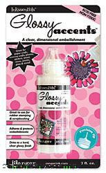 Лак для создания эффекта стекла Ranger Inkssentials GLOSSY ACCENTS Glue Dimensional Adhesive