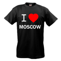 футболка I &#9829; Moscow