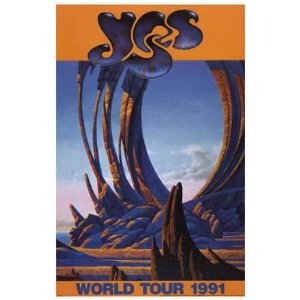 Yes - Roger Dean Art - World Tour 1991 11x17 Poster