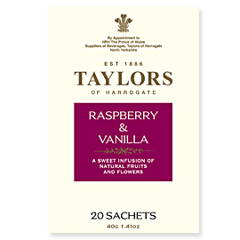 Raspberry & Vanilla Tea Bags