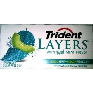 TRIDENT LAYERS - COOL MINT + MELON FRESCO