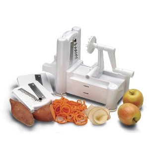 Tri-Blade Plastic Spiral Vegetable Slicer