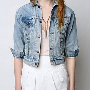 Short denim jacket