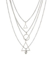 ASOS Multi Layered Geometric Necklace