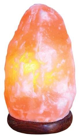 Соляная лампа Скала (3-4 кг) Лампа сделана вручную из каменной соли