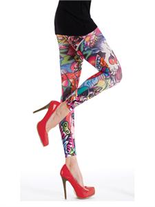 Rockabilly Blazer Tattoo Footless Tights