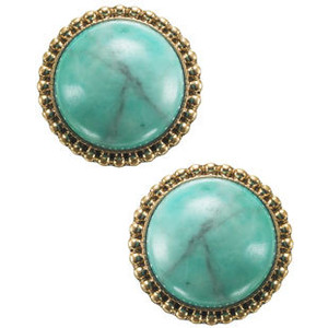 Ocean Turq Stud Earrings