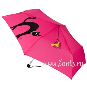 Зонтик цвета фуксии с котиком