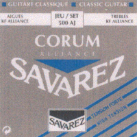 струны "Savarez" с сининькими полосочками