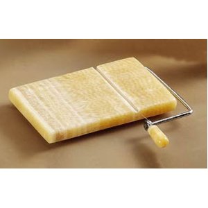 Creative Home Caramel Marble 5" L x 8" W Cheese Slicer