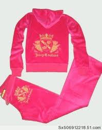 гламурный розовый костюм juicy couture