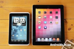 НТС Flyer vs iPad 2